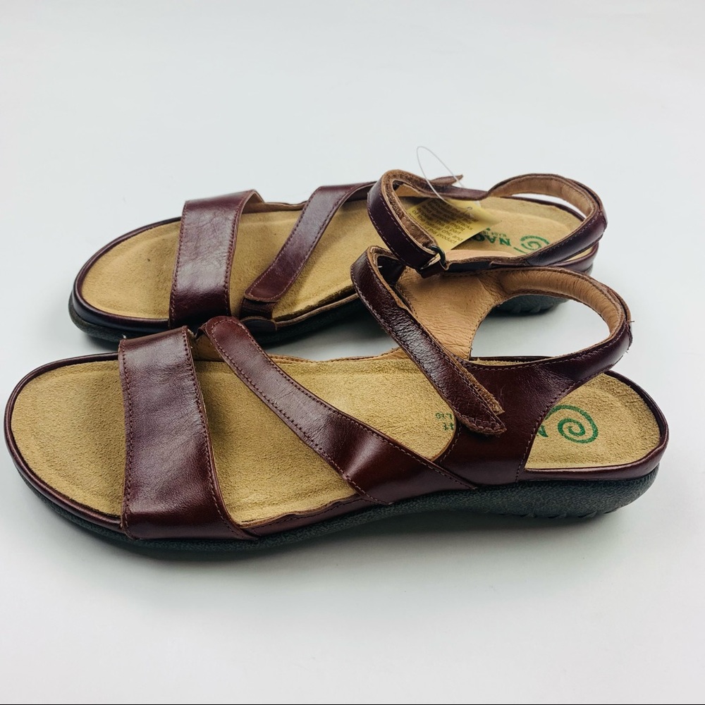 COPY - NAOT Brown Leather Sandals Sz 10 NWT - Picture 8 of 13